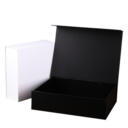 Black Gift Boxes with Lids Magnetic Closure Rectangle Collapsible for Groomsmen Proposal Wedding Christmas—yux