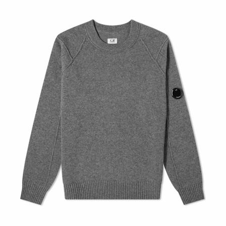 C.p. Company, Crew Knit Grijs, Heren, Maat:XL