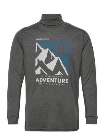 M Adventure Turtle Base Layer Tops Harmaa Super.natural
