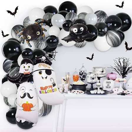 Halloween Ballong Garland Kit Arch Halloween Ballonger Set set