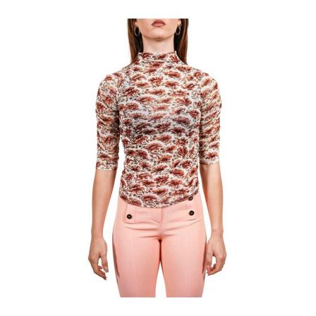 Liu Jo, Round-neck Knitwear Brązowy, Kobieta, Rozmiar: L