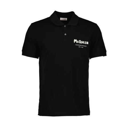 Alexander McQueen Polo Shirts Sort, Dame