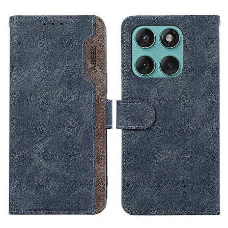 Yhteensopiva Motorola Edge 60 Fusion 5G -kotelon kanssa, värillinen nahkainen suojakotelo RFID-suojauksella - lingling}