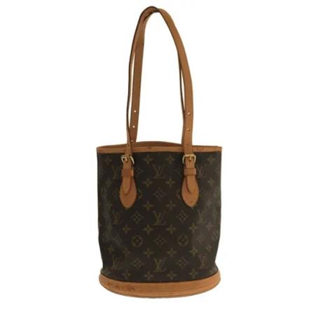 Louis Vuitton Vintage, Pre-owned Canvas louis-vuitton-bags Bruin, Dames, Maat:ONE Size