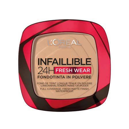 L'Oréal Paris Fondotinta compatto Infaillible 24H Fresh Wear 140 Beige Doré/Golden Beige - Fondotinta compatto