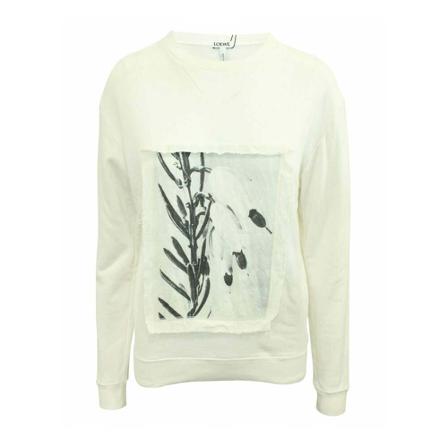 Loewe Pre-owned, Sweatshirt With Print Beige, Dames, Maat:S
