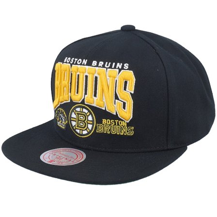 Mitchell & Ness - NBA Schwarz snapback Cap - Boston Bruins Champ Stack Vintage Black Snapback @ Hatstore