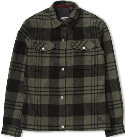 Tretorn W's Sarek Trail Wool Shirt Field Green