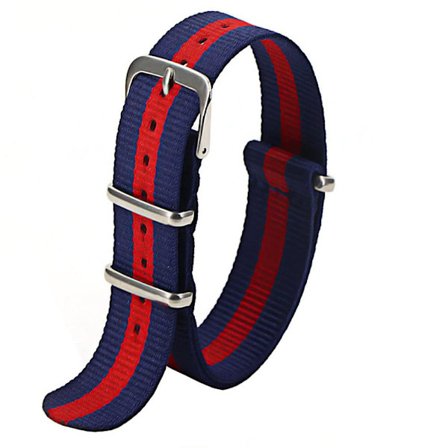 Klockarmband Natoband / nylonband 18 mm olika färger