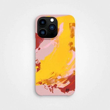 Biodegradable Phone Case Alex Hahn Golden Pink | agood company, iPhone 14 Pro Max