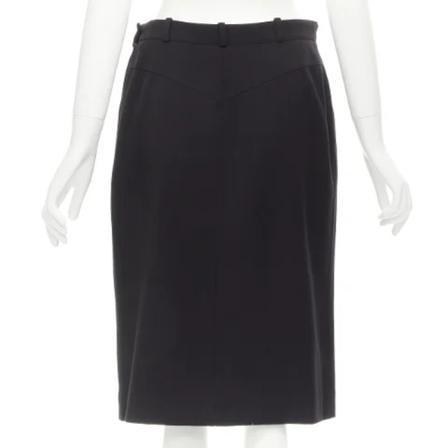 Hermès Vintage - Vintage Kjolar - Svart - Dam - Storlek: L, Dam, Storlek: L