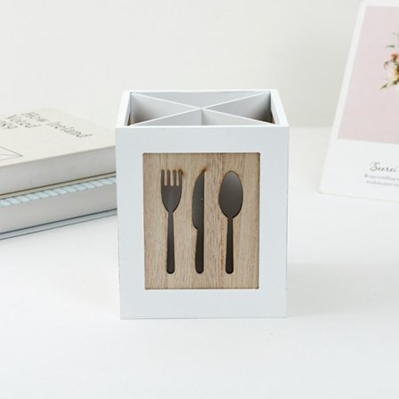 Bestikkurv til knive, gafler, skeer - Køkkenredskabskurv Bestikholder Til opbevaring Af bestik Madlavningsske Spatel Spartel Dekorativt Bestik