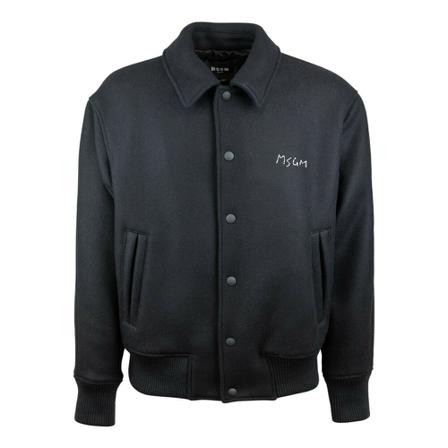 Msgm - Bomberjackor - Svart - Herr - Storlek: L, Herr, Storlek: L
