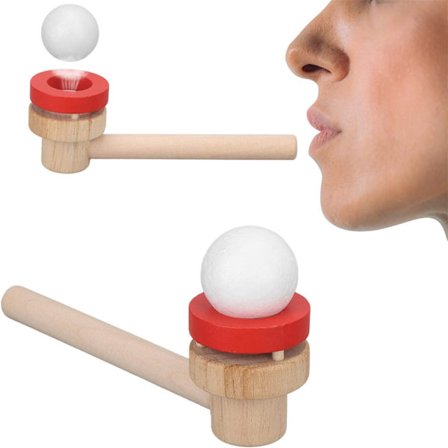 Lungetrener og slimfjerner, Blow Ball, Pustøvelse