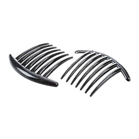 2 stk. hårkamspinde tilbehør plastik kvinder dame mode bl