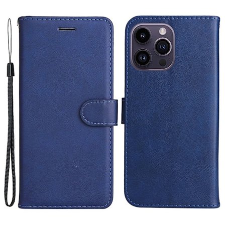 KT Leather iPhone 15 Pro Max fodral - Blått