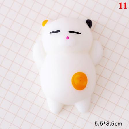 Kawaii Animal Soft Mochi Fidget Toys Antisensoriska Leksaker För Adu