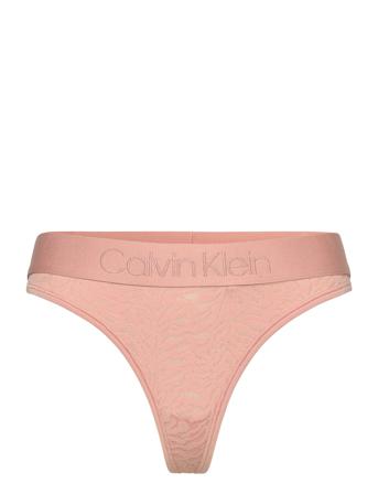 Thong Stringtruse Undertøy Korall Calvin Klein*Betinget Tilbud