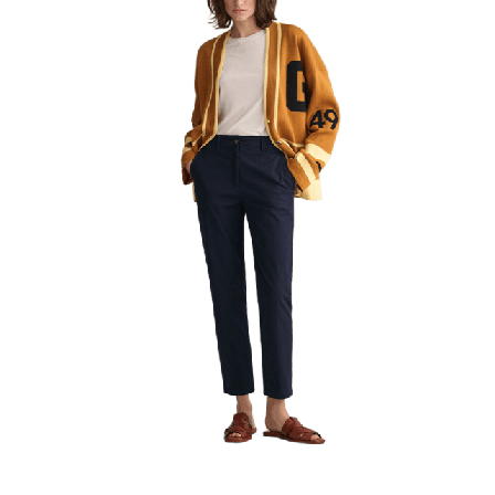 GANT SLIM CHINOS Byxor Dam Blå 38