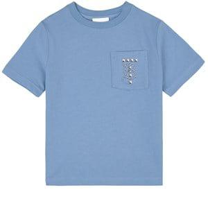 Kids - Burberry Blue Stud Detail T-Shirt 14 Years - Tops - 14 years - Blue
