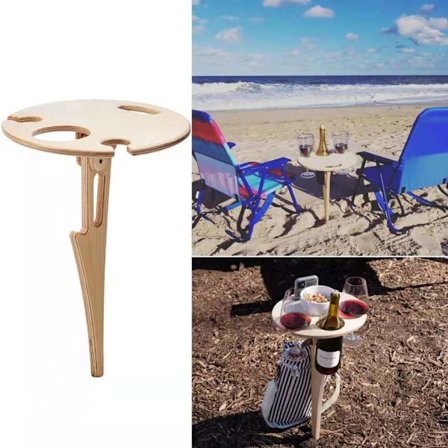 Øl Bord Hageunderholdning Strand Bærbar Camping Folding
