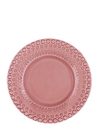 Daisy Dessertplate 22 Cm 2-Pack Home Tableware Plates Small Plates Pink PotteryJo