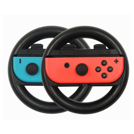 Ratt för Nintendo Switch-kontroller, 2 st Racing Wheel Kompatibel med Mario Kart, Spelkontroll Ratt för Fjärrspel