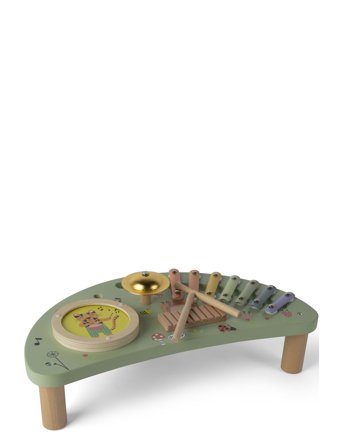 Dantoy | Music Station Wood In Gift Box 4 Parts | 39.4X21.1X10.5CM