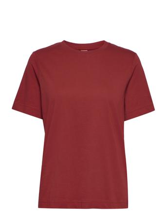 Ecosa T-shirt Top Rød BOSS