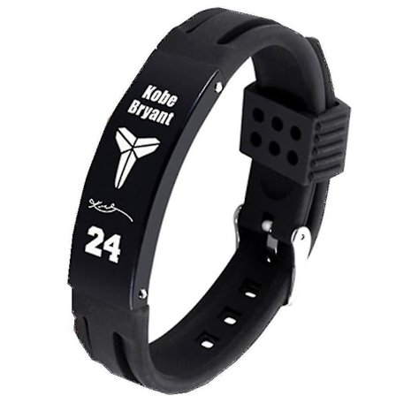 Herrearmbånd i gummi og silikone Kobe Bryant armbånd sport basketball armbånd