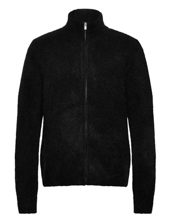 HOLZWEILER Atlantic Hairy Zip Cardigan - Black - XS