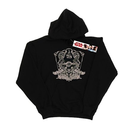 Star Wars Herr Dark Side Lord Vader Hoodie L Svart