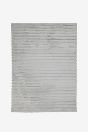 Mattbolaget - Soft Stripe - Grå - Luv- & ryatæpper - 160X220 - Fra Homeroom