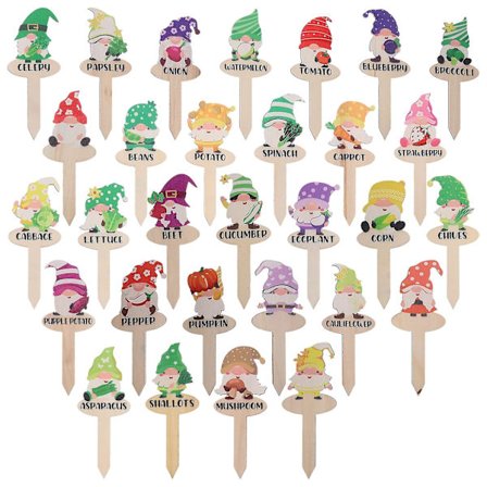 30 kpl Puutarhan Tarrat Puusta Kasvien Tarrat Maisemointi Merkit Puutarhan Ruukku Kasvien Tarrat (sekoitettu tyyli)