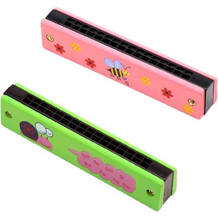 2-pak mundharper for begyndere, diatonisk mundharpe, professionel mundharpe, mundharpe for børn, 16 huller, A