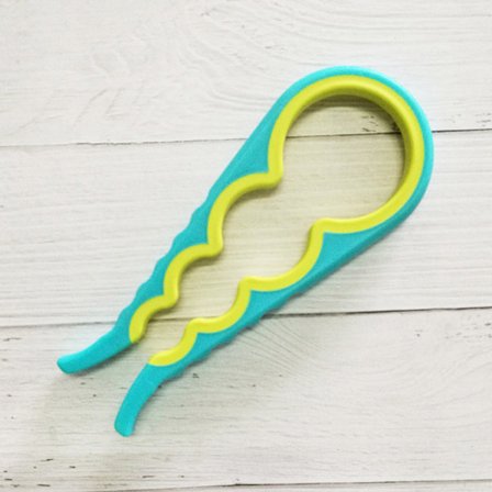 (Grønn) Manuell boksåpner, 4 i 1 multifunksjonell krukkeåpner Mul