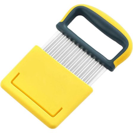 Quick Fries Waves helppokäyttöinen leikkaustyökalu, toimiva perunalohkare, vihannesleikkuri, täydellinen erilaisille ruoille