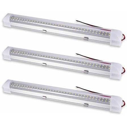 Led Light Bar(12v)500lm Bilinteriør Lamped Car Taklys For Buss Caravan Kjøkken Bad Hvit Interiør Strip Belysning Med På/Av-bryter for Cl