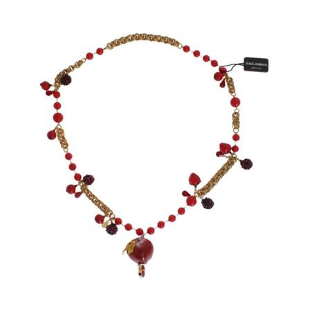 Dolce & Gabbana - Halsband - Röd - Dam - Storlek: One Size, Dam, Storlek: ONE SIZE