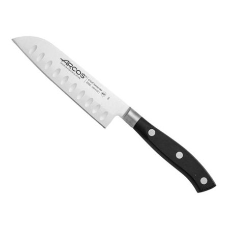 Santoku-kniv - ARCOS - 14cm - Rostfritt stål Nitrum - POM-handtag - Salli med hål