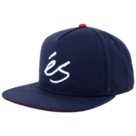éS - Ble snapback Czapka Z Daszkiem - Script Navy/Red Snapback @ Hatstore
