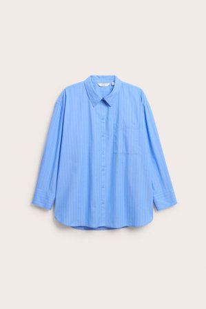 Kappahl | Stripete poplinskjorte | Blå