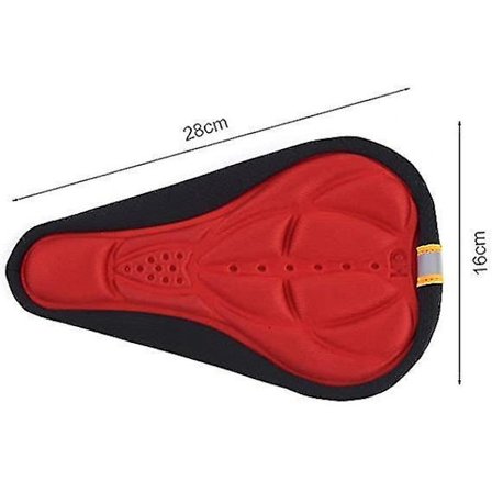 2 stk. Behagelige Cykel Gel Pude Sæde Bløde Betræk