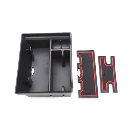 Midterkonsol Organizer Bakke til Tesla Model 3 Model Y 2021 Armrest Cubby Skuffe Opbevaringsboks Tilbehør