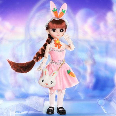 Hytte 30cm dukke lille pige legetøj børn julegave