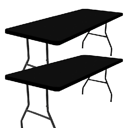 Set med 2 Rektangulära Picknickdukar, Passar 6 Fots Bord