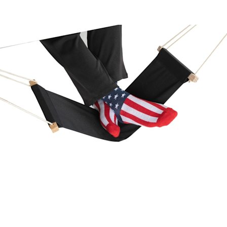 Fothängmatta under skrivbordet Fotstöd