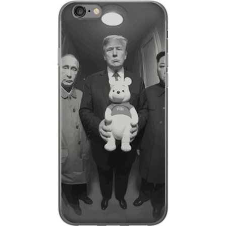 Yhteensopiva Puhelinkuori Apple Apple iPhone 6 Mustavalkoinen taideteos surrealistisella poliittisella symboliikalla ja odottamattomalla kontrastilla,