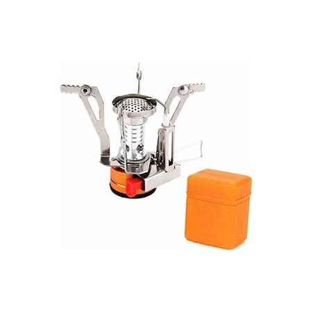 Campingspis, bärbar spis, campinggasspis med förvaringsväska