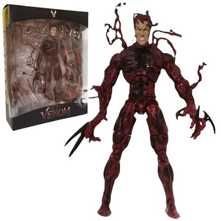 1 styck, ny Amazing Spider-Man Venom 2 Carnage Venom Deadly Guardian Super Action Figure 7-tums låda